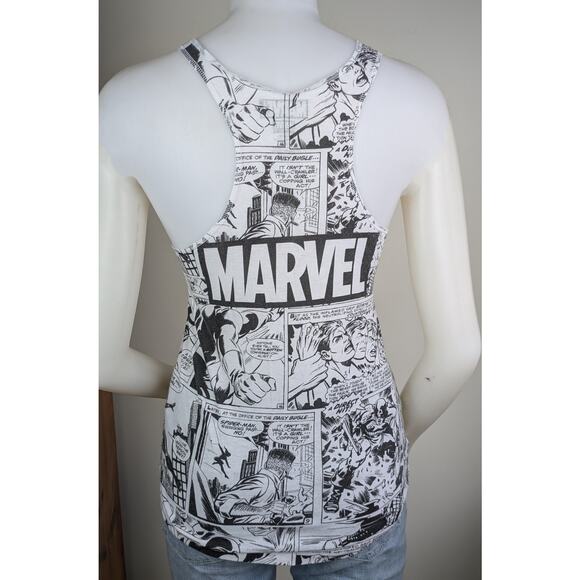 Marvel Avengers Womens Racerback Tank Top Medium Front & Back Colorful Graphic - Picture 7 of 9
